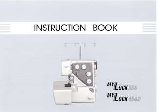 Janome Mylock 534 534D overlocker manual