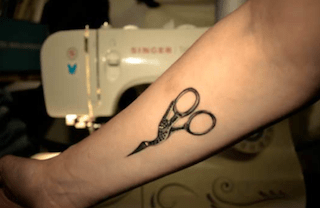 Sewing tattoo
