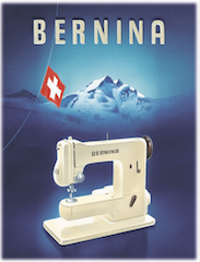Bernina vintage advertising poster